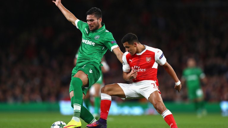 Паломино изигра добри мачове за Лудогорец, включително и в Шампионската лига