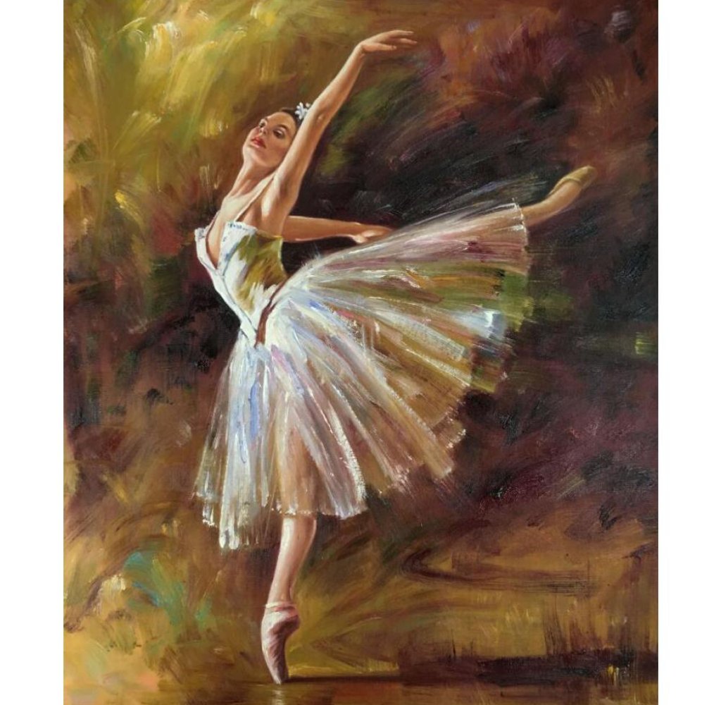 Hand-painted-oil-paintings-Edgar-Degas-Dancer-ballerina-Tilting-modern-artwork-on-canvas-beautiful-women-pictures