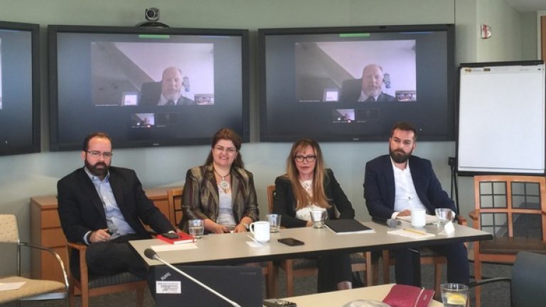 Целта на дискусията бе да се даде пример за успешното сътрудничество на Международната финансова корпорация с Първа инвестиционна банка като инвестиционен клиент, получаващ препоръки в областта на корпоративното управление.