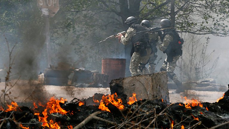 Лидерите на отцепниците не са спазили примирието, обявено от Киев