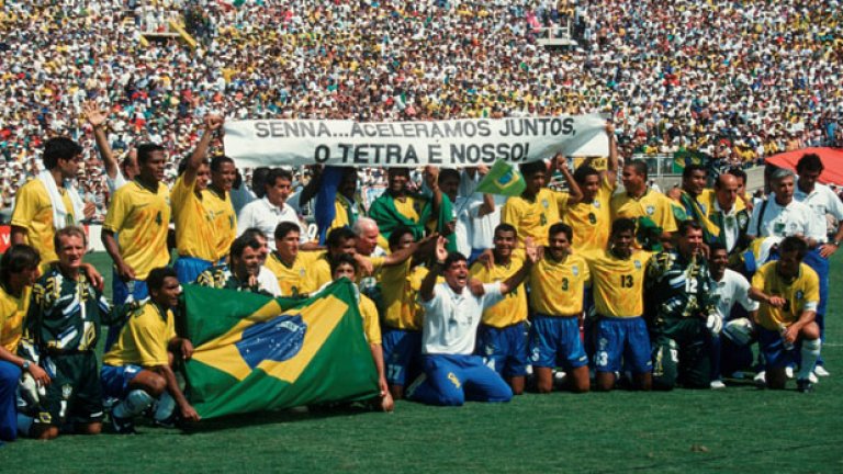 Невиждано, бразилският национален отбор по футбол посвети титлата си от Мондиал 1994 г. на Сена. "Даваме газ заедно, Сена! Титлата е наша!", пишеше на плаката, написан за идола на цялата страна. Бразилия спечели финала срещу Италия с дузпи.