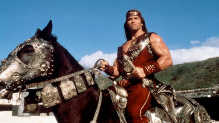 6. The Legend of Conan / Conan The Conqueror - Филм, за който се говори от 2012-а насам. Идеята е новият Конан да е директно продължение на "Конан Варварина" (1982) и действието да се развива 30 години по-късно, пренебрегвайки съществуването на "Конан Разрушителя" (1984) и филма с Джейсъм Момоа от 2011-а. Шварценегер, естествено, отново ще играе легендарния кимериец от книгите на Робърт Хауърд. По думите на продуцента Крис Моргън Universal са отказали от проекта, но има шанс той да намери нов живот като телевизионен сериал. Т.е. мъката от това да сравняваме някогашния Конан на Арни с неговата стара версия може да продължи не 2 часа, а цял сезон...