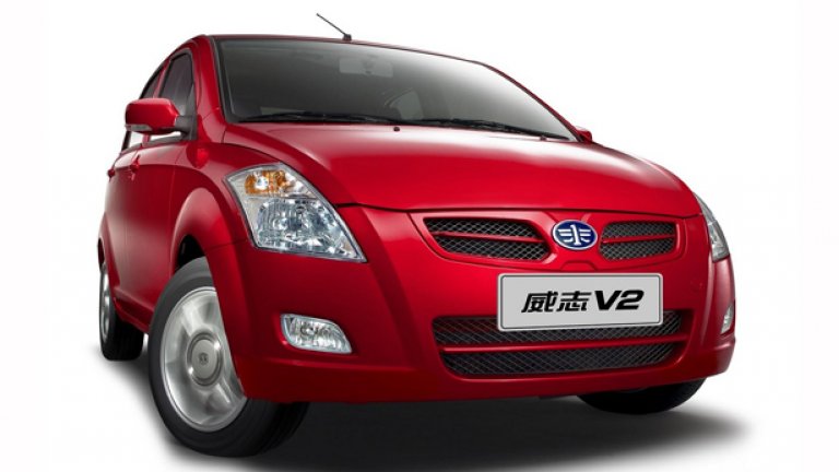 FAW V2 има доста общо със Citroen C3, но не и според китайците