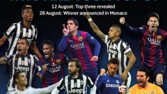 УЕФА разкри финалистите в класацията за най-добър футболист в Европа за миналия сезон.
Осем финалисти в Шампионската лига намериха място в първата десетка, а към тях се присъединиха носителя на приза от миналата година Кристиано Роналдо и звездата на Челси Еден Азар.
Първите десет бяха избрани с гласовете на журналистите от 54-те държави, членуващи в УЕФА, а победителят ще бъде обявен на 28 август в Монако.
Вашият фаворит сред финалистите ли е, или не успя да намери място в топ 10?
Гласувайте кой според вас най-много заслужава приза:
