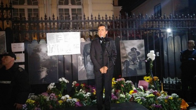 Френският посланик Ксавие Лапер дьо Кабан