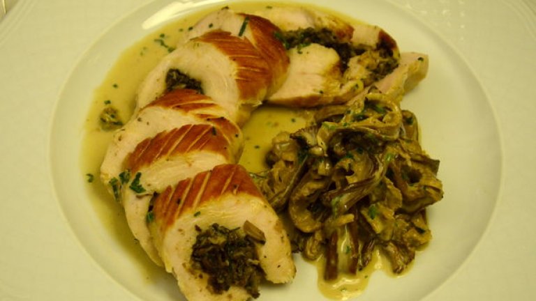 Да приготвим пилешко филе с гъби