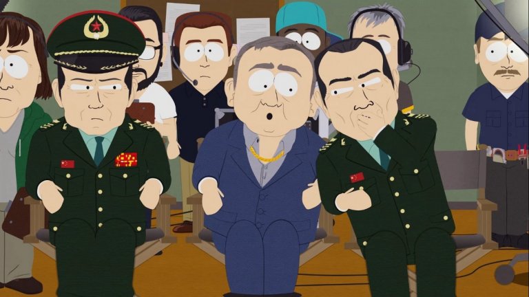 След излъчването на епизода South Park също стана жертва на цензура в Китай, а създателите му - Мат Стоун и Трей Паркър, отвърнаха с подигравателно "извинение".