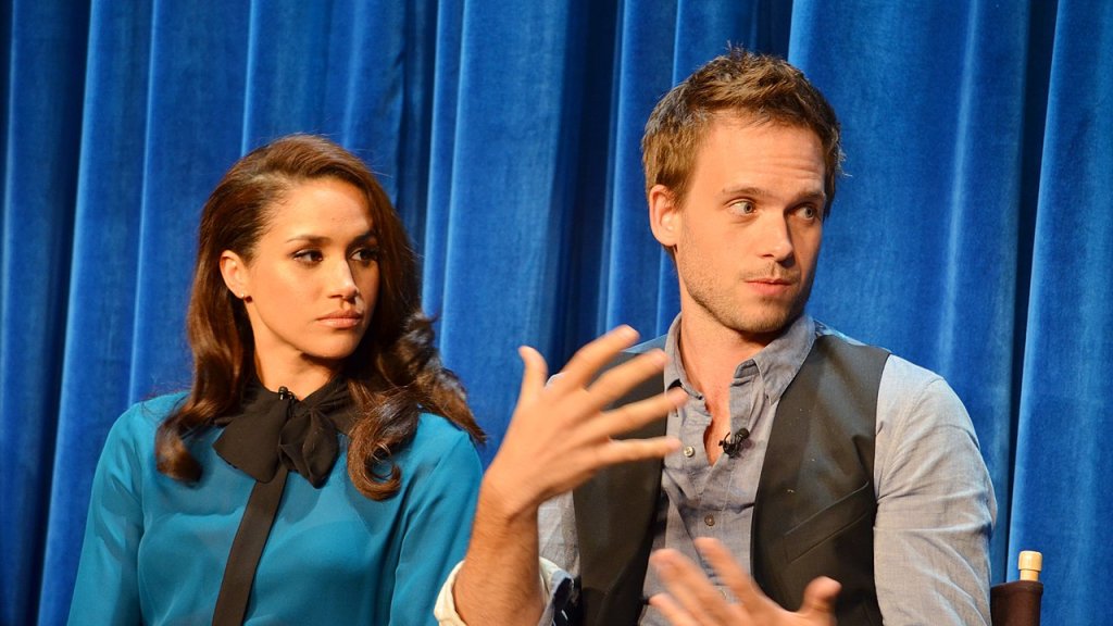 Meghan_Markle_and_Patrick_J._Adams_(Paley_Center_'Suits')