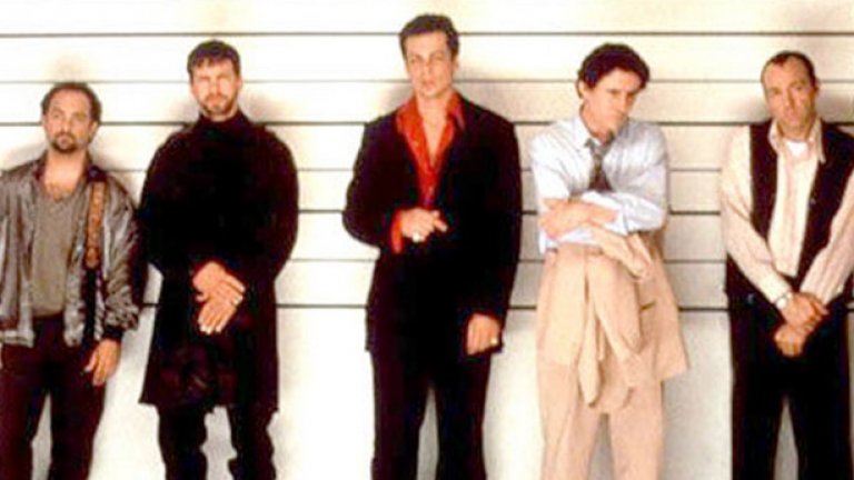 В "Обичайните заподозрени" от 1995 година, сценаристът Кристофър Маккарие написва само един ред за сцената на снимката: "Give me the keys, you f*cking c*cksucker!" и оставя на актьорите да я кажат, когато намерят за добре. Самият сценарист играе ченгето, което говори със заподозрените