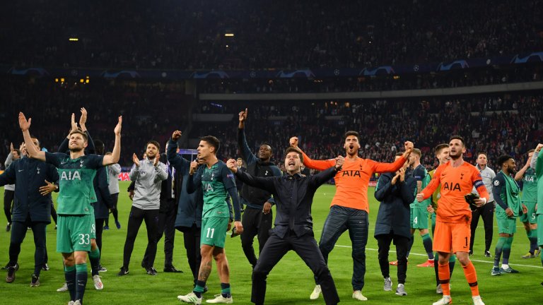 Тотнъм го направи по най-драматичния възможен начин - преди началото на второто полувреме изоставаше с 0:3 в общия резултат, а финалният гол дойде в 96-ата минута