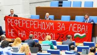 Референдум за еврото подкрепиха от "Възраждане", МЕЧ и "Величие"