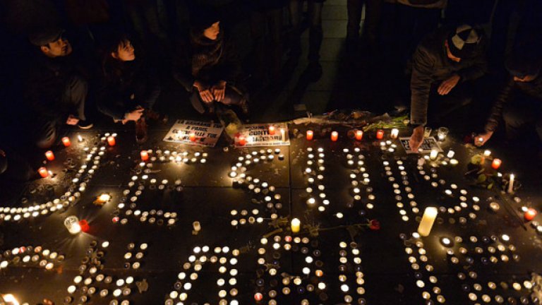 В памет на жертвите от терористичните атаки от последните дни