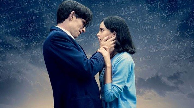 Номинираният в пет категории за Оскар филм "Теорията на всичко" доказва как от живота на един учен може да се направи сантиментална драма