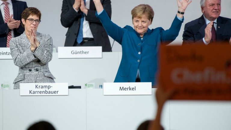 Меркел след последната си реч като лидер на ХДС