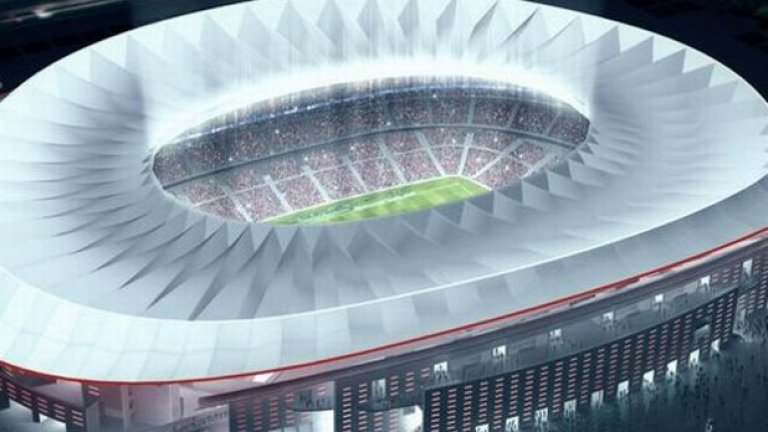 7. „Ещадио ла Пейнета“ – новият стадион на Атлетико (Мадрид) – на мястото на стария Олимпийски стадион в Мадрид.