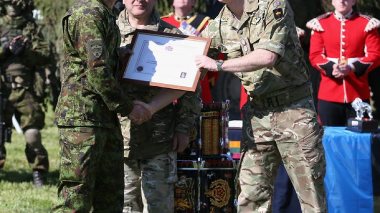 С войници на НАТО в Естония, 2014-та