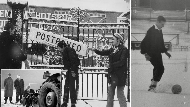 Терените на отборите от цялата Първа дивизия са напълно замразени с дни. Шампионатът е спрян, мачовете за ФА Къп се бавят с месеци - толкова е студено.