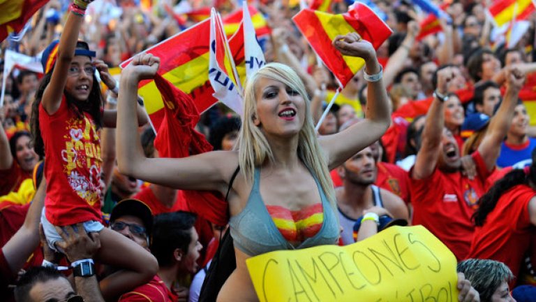 Европа в червено и жълто