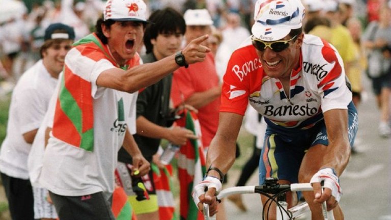 8. Мигел Индурайн, Тур дьо Франс 1996 г.
След като през 1995-а сътворява история, ставайки първият колоездач, спечелил тура в пет поредни издания, Индурайн се готви за шеста поредна титла. Испанецът обаче се появява надебелял, в недобро кондиционно състояние. Не успява да спечели нито един етап и завършва 11-и в генералното класиране.