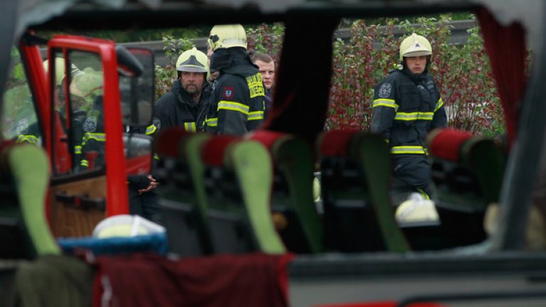 В автобуса са пътували студенти от различни националности