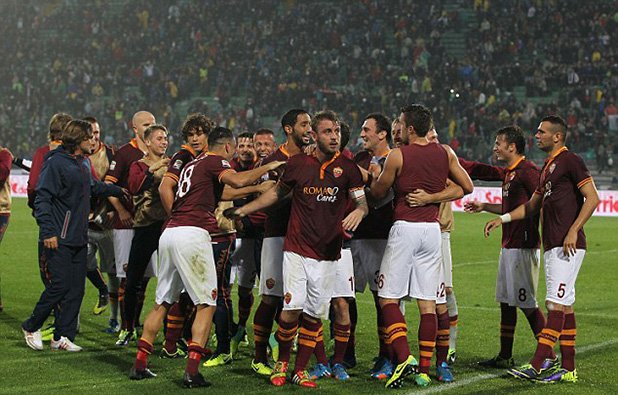 Рома прави феноменален сезон. В неделя "вълците" отпразнуваха 1:0 като гост на Удинезе.
