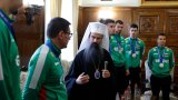 Патриарх Даниил благослови волейболистите