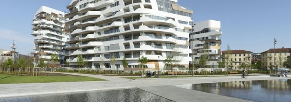 Новият жилищен квартал "Сити Лайф" в Милано е сред забележителностите на града
