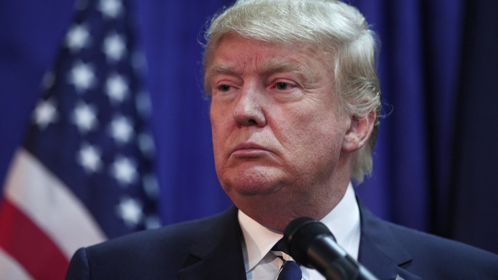 Donald Trump Addresses GOP Lincoln Day Event In Michigan