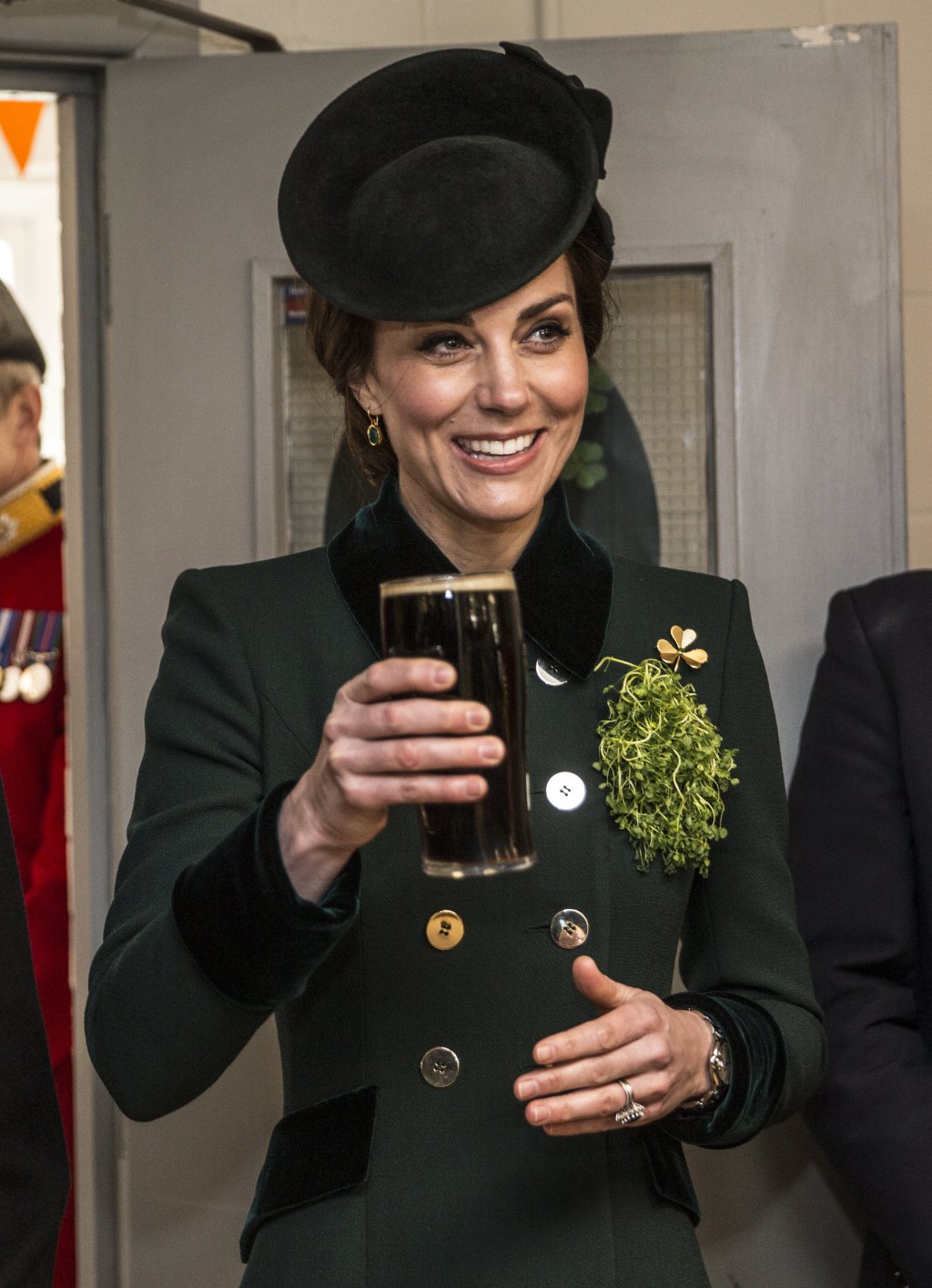 The Duke And Duchess Of Cambridge Attend The Irish Guards St Patrick's Day Parade
