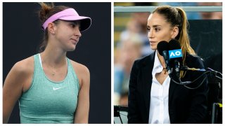 Тенисистка помоли съдийката да накаже треньора ѝ (видео)