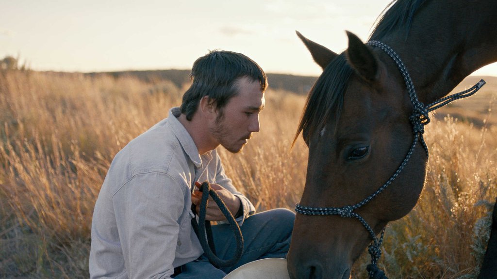 \"The Rider\"
Уестърните не са подминати в тази класация, но този път не става въпрос за \"Балада за Бъстър Скръгс\" на братята Коен. Вместо тях е включен този филм на Клои Жао, която ни показва защо наричат Дивия Запад \"див\". Имаш цялото прост