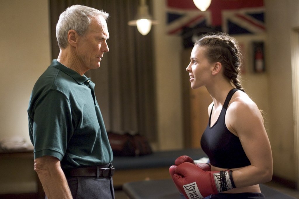  „Момиче за милиони“ (A Million Dollar Girl), 2004 г. 
Хилари Суонк прави една от ролите на живота си като Маги – момиче, което въпреки че никога не е тренирала професионално бокс, притежава невероятен талант и огромно желание за победа. Единственото, от което се нуждае, е някой да повярва в нея. Тук се появява треньорът Франки Дън (в ролята Клинт Истууд, който е и режисьор), който заради трудните взаимоотнешия с дъщеря си, не допуска никого до себе си. Докато в залата му не влиза Маги, която се превръща в дъщерята, която е загубил. Филмът печели четири „Оскар“-а, включително за Суонк за главна женска роля и за Морган Фрийман, който влиза в ролята на приятел на Франки и работник в залата му, за поддържаща роля.