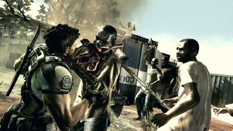 Resident Evil 5
Чернокожи зомбита!? Та това си е чист расизъм! Именно по този начин гръмнаха редица медии, когато Resident Evil 5 бе обявена за първи път. Разбира се, без никакво основание. Това беше просто една игра, чието действие се развиваше в Африка, а зомбитата така или иначе са неизменна част от цялата поредица. Целият шум против петата част беше меко казано абсурден.