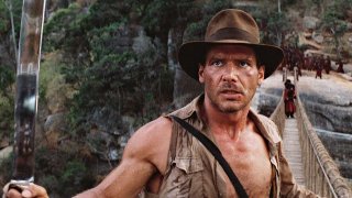 The 80-year-old actor will look like his younger self in the opening scene (pictured: Ford in "Indiana Jones and the Temple of Doom" since 1984)