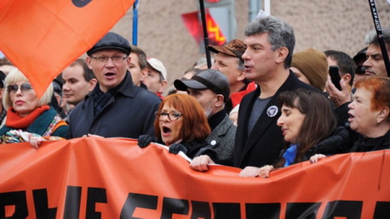 Убийството на Борис Немцов накара опозиционните сили да поискат да проведат шествието си в центъра, а не в предградието Марино