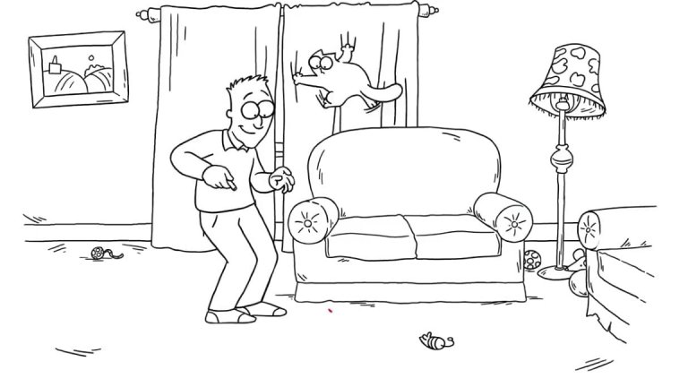 “Котката на Саймън”
Черно-бялата анимационна поредица е създадена точно за ценителите на британското чувство за хумор. Главният герой е типичната домашна котка - интелигентна, нахална, пакостлива, но и привързана към своя стопанин Саймън, макар и да не му показва любовта си по обичайния начин. Сериите проследяват нормалното им ежедневие, което ще накара много собственици на котки да се усмихнат с ирония.
