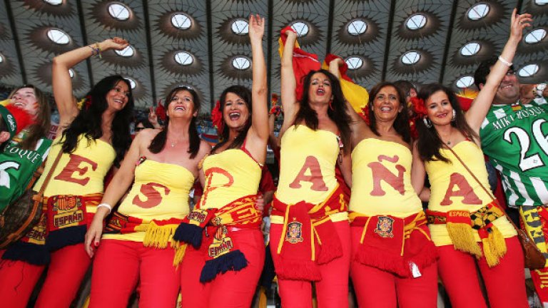 Европа в червено и жълто