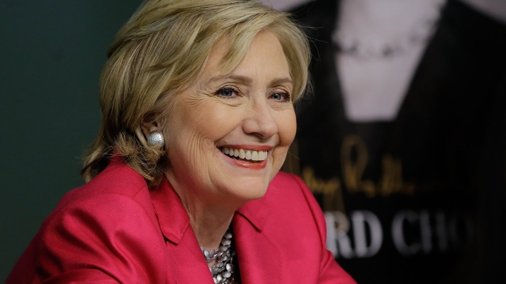 Hillary Rodham Clinton Signs Copies Of Her Memoir "Hard Choices"