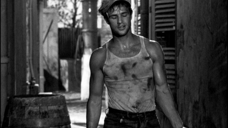 Марлон Брандо в "Трамвай желание"