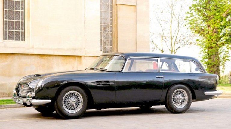 Дейвид Браун и Aston Martin DB5
Босът на Aston харесва много продукцията на британската компания, но сам стига до мисълта, че му е необходим автомобил тип shooting brake. И то поради причината, заради която са създадени тези редки автомобили – пушката и екипировката му за лов не се събират в багажника на „обикновените” модели на Aston. Шасито идва от Aston, а каросерията е дело на лондонската компания Radford.