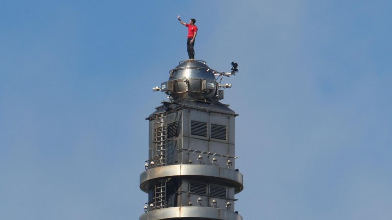 Американецът е катерил далеч по-страховити места