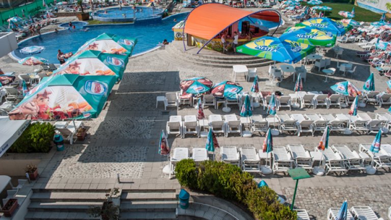 Общ план на басейна в клуб R5