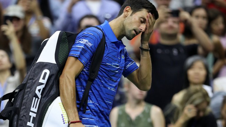 Контузия отказа Новак Джокович срещу Стан Вавринка