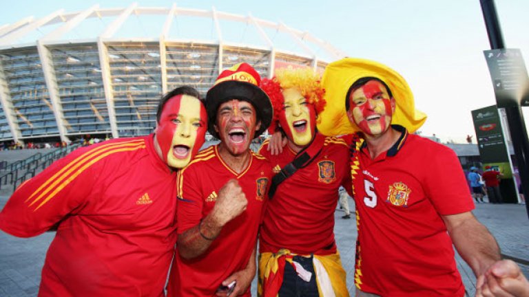 Европа в червено и жълто