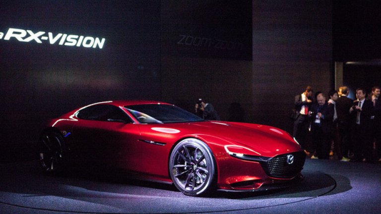 Дизайнът на RX-Vision е стъпка напред в сравнение с оформлението на актуалните модели на марката