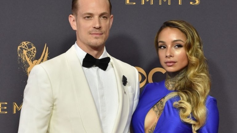 Клео и Джоел Кинаман по време на наградите Emmys