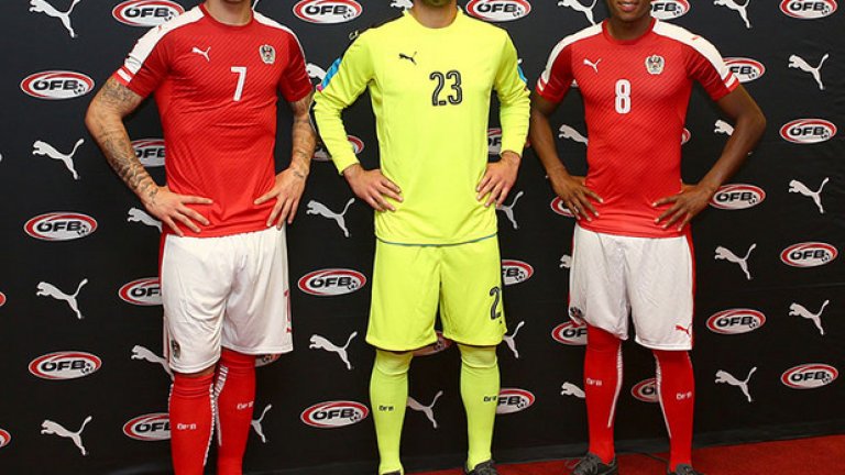 Австрия – силни срещу слабите
Австрийците притежават някои звездни имена в състава си. Кристиан Фукс стана шампион с Лестър. Марко Арнаутович е сред добрите нападатели в Европа. Давид Алаба е незаменима част от Байерн Мюнхен. Австрия спечели девет и завърши наравно веднъж в 10-те квалификационни мача за Евро 2016. Големите отбори, които победиха в групата обаче бяха Русия и Швеция. Загубите в приятелските срещи от Турция, Швейцария, Бразилия и Холандия, която дори не се класира за форума, показаха сериозни слабости на австрийците, когато се изправят срещу по-именити съперници.