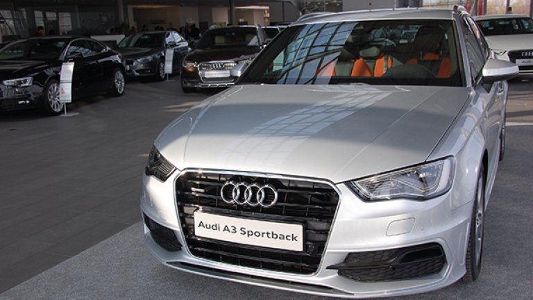 Audi A3 Sportback вече може да се види предпремиерно у нас