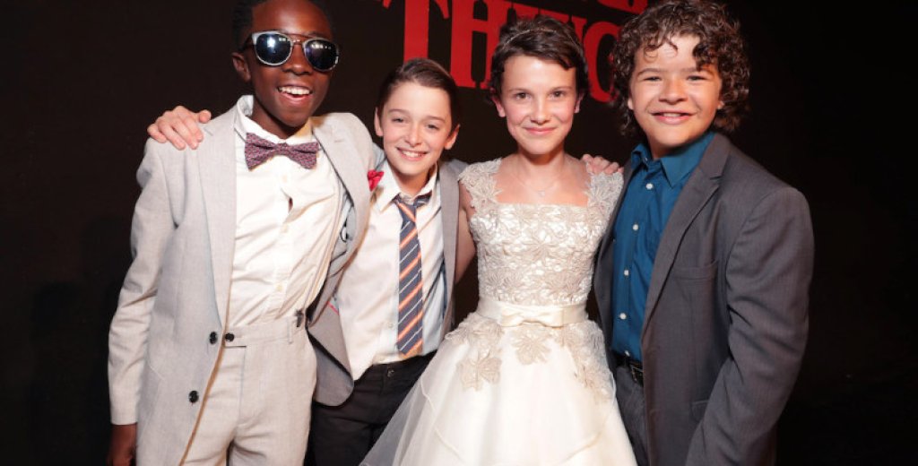 Red carpet premiere of Netflix original series "Stranger Things"