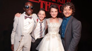 Red carpet premiere of Netflix original series "Stranger Things"